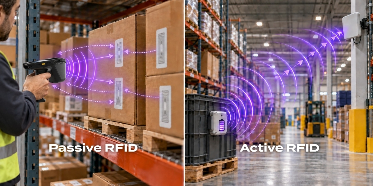 Active vs Passive RFID: Cost, Read Range, and When to Use Each