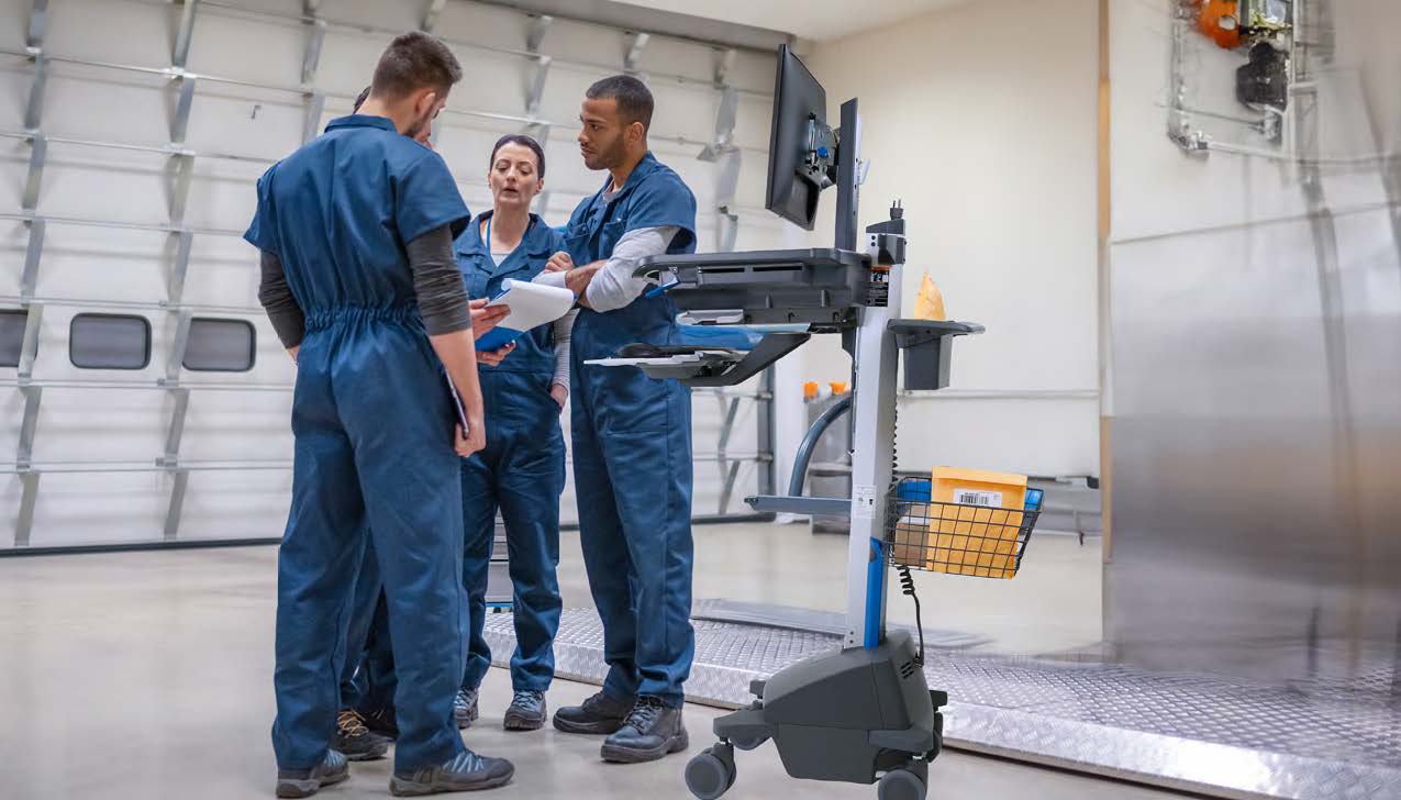 Improve Workflows and Productivity with Mobile Carts and Workstations