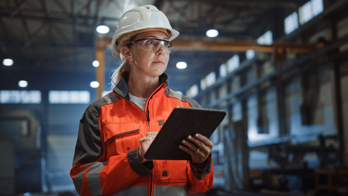 Enterprise mobility worker using a handheld device