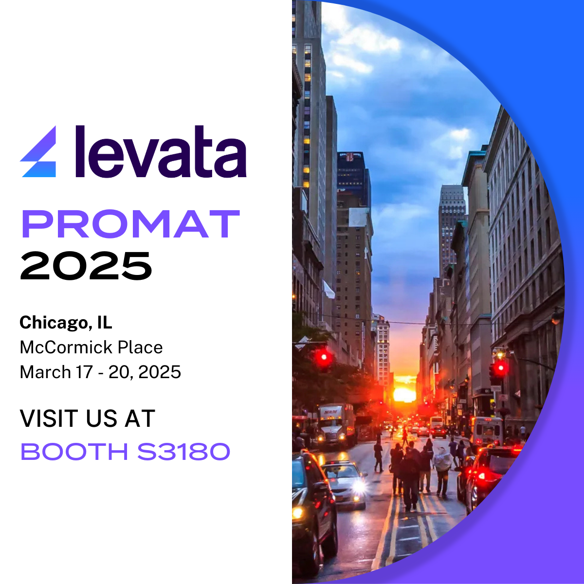 Mark your calendars! Levata is thrilled to announce our participation